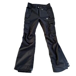 Rome SDS The Manifest Collection Black Snowboard Ski Snow Pants Cargo Pockets